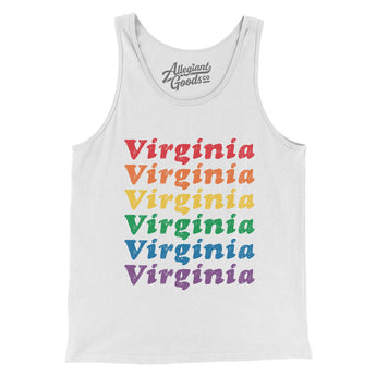 Virginia Pride Men/Unisex Tank Top-Allegiant Goods Co. Vintage Sports Apparel