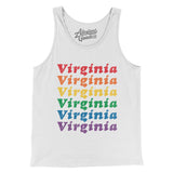 Virginia Pride Men/Unisex Tank Top-Allegiant Goods Co. Vintage Sports Apparel