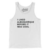 I Liked Albuquerque Before It Was Cool Men/Unisex Tank Top-Allegiant Goods Co. Vintage Sports Apparel