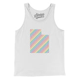 Utah Pride State Men/Unisex Tank Top-Allegiant Goods Co. Vintage Sports Apparel