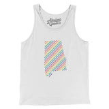 Alabama Pride State Men/Unisex Tank Top-Allegiant Goods Co. Vintage Sports Apparel