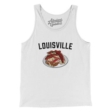 Louisville Hot Brown Men/Unisex Tank Top-Allegiant Goods Co. Vintage Sports Apparel