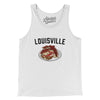 Louisville Hot Brown Men/Unisex Tank Top-White-Allegiant Goods Co. Vintage Sports Apparel