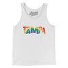 Tampa Florida Pride Men/Unisex Tank Top-White-Allegiant Goods Co. Vintage Sports Apparel