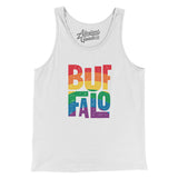 Buffalo New York Pride Men/Unisex Tank Top-Allegiant Goods Co. Vintage Sports Apparel