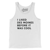 I Liked Des Moines Before It Was Cool Men/Unisex Tank Top-Allegiant Goods Co. Vintage Sports Apparel