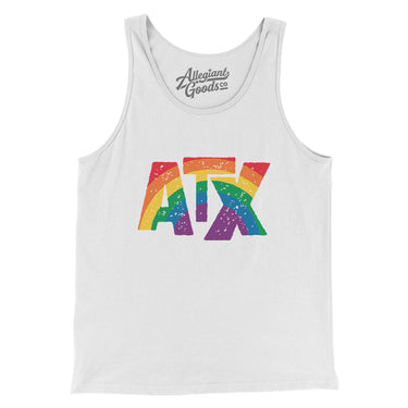 Austin Texas Pride Men/Unisex Tank Top-Allegiant Goods Co. Vintage Sports Apparel