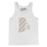 Rhode Island Pride State Men/Unisex Tank Top-Allegiant Goods Co. Vintage Sports Apparel