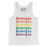 Georgia Pride Men/Unisex Tank Top-Allegiant Goods Co. Vintage Sports Apparel