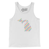 Michigan Pride State Men/Unisex Tank Top-Allegiant Goods Co. Vintage Sports Apparel