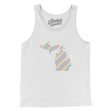 Michigan Pride State Men/Unisex Tank Top-Allegiant Goods Co. Vintage Sports Apparel