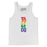 Toledo Ohio Pride Men/Unisex Tank Top-Allegiant Goods Co. Vintage Sports Apparel