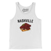 Nashville Hot Chicken Men/Unisex Tank Top-White-Allegiant Goods Co. Vintage Sports Apparel