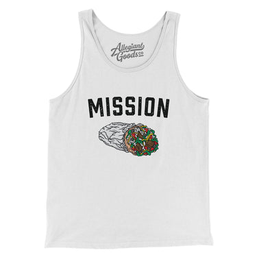 Mission Burrito Men/Unisex Tank Top-Allegiant Goods Co. Vintage Sports Apparel