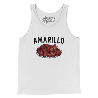 Amarillo Steak Men/Unisex Tank Top-Allegiant Goods Co. Vintage Sports Apparel