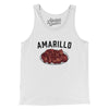 Amarillo Steak Men/Unisex Tank Top-White-Allegiant Goods Co. Vintage Sports Apparel