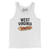 West Virginia Pepperoni Roll Men/Unisex Tank Top-Allegiant Goods Co. Vintage Sports Apparel