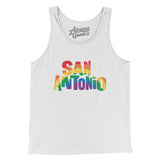 San Antonio Texas Pride Men/Unisex Tank Top-Allegiant Goods Co. Vintage Sports Apparel