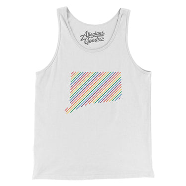 Connecticut Pride State Men/Unisex Tank Top-Allegiant Goods Co. Vintage Sports Apparel