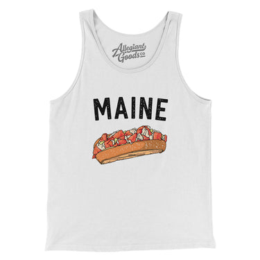 Maine Lobster Roll Men/Unisex Tank Top-Allegiant Goods Co. Vintage Sports Apparel