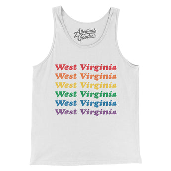 West Virginia Pride Men/Unisex Tank Top-Allegiant Goods Co. Vintage Sports Apparel
