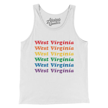 West Virginia Pride Men/Unisex Tank Top-Allegiant Goods Co. Vintage Sports Apparel