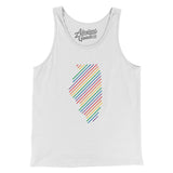 Illinois Pride State Men/Unisex Tank Top-Allegiant Goods Co. Vintage Sports Apparel