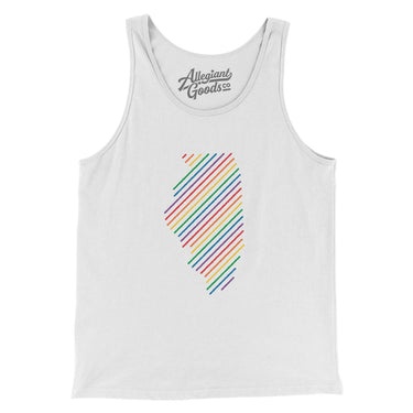 Illinois Pride State Men/Unisex Tank Top-Allegiant Goods Co. Vintage Sports Apparel