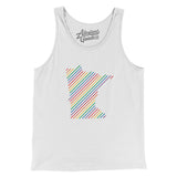 Minnesota Pride State Men/Unisex Tank Top-Allegiant Goods Co. Vintage Sports Apparel