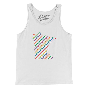Minnesota Pride State Men/Unisex Tank Top-Allegiant Goods Co. Vintage Sports Apparel