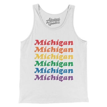 Michigan Pride Men/Unisex Tank Top-Allegiant Goods Co. Vintage Sports Apparel