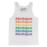 Michigan Pride Men/Unisex Tank Top-Allegiant Goods Co. Vintage Sports Apparel