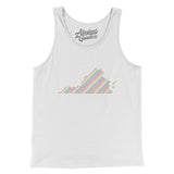 Virginia Pride State Men/Unisex Tank Top-Allegiant Goods Co. Vintage Sports Apparel