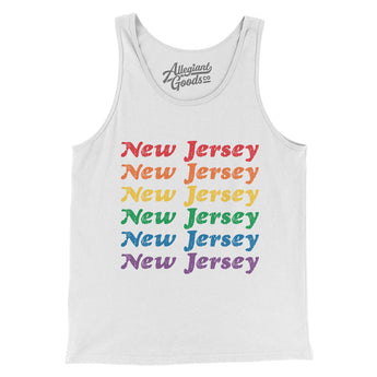 New Jersey Pride Men/Unisex Tank Top-Allegiant Goods Co. Vintage Sports Apparel