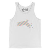 Massachusetts Pride State Men/Unisex Tank Top-Allegiant Goods Co. Vintage Sports Apparel