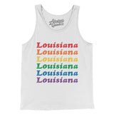 Louisiana Pride Men/Unisex Tank Top-Allegiant Goods Co. Vintage Sports Apparel