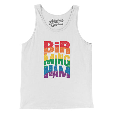 Birmingham Alabama Pride Men/Unisex Tank Top-Allegiant Goods Co. Vintage Sports Apparel