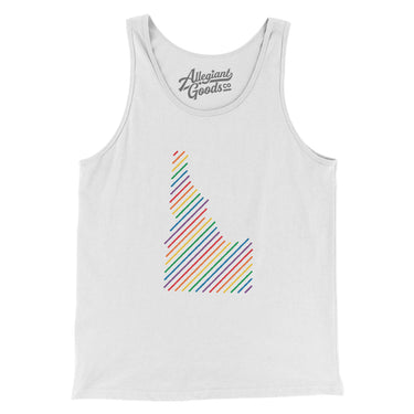 Idaho Pride State Men/Unisex Tank Top-Allegiant Goods Co. Vintage Sports Apparel
