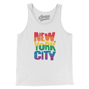 New York City Pride Men/Unisex Tank Top-Allegiant Goods Co. Vintage Sports Apparel