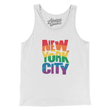 New York City Pride Men/Unisex Tank Top-Allegiant Goods Co. Vintage Sports Apparel