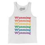 Wyoming Pride Men/Unisex Tank Top-Allegiant Goods Co. Vintage Sports Apparel