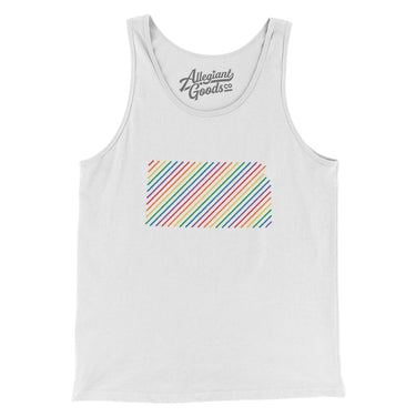 Kansas Pride State Men/Unisex Tank Top-Allegiant Goods Co. Vintage Sports Apparel