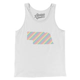 Nebraska Pride State Men/Unisex Tank Top-Allegiant Goods Co. Vintage Sports Apparel
