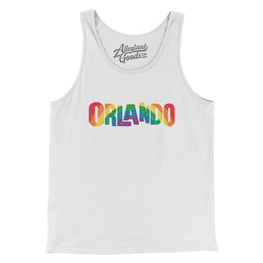 Orlando Florida Pride Men/Unisex Tank Top-Allegiant Goods Co. Vintage Sports Apparel