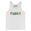 Orlando Florida Pride Men/Unisex Tank Top-White-Allegiant Goods Co. Vintage Sports Apparel