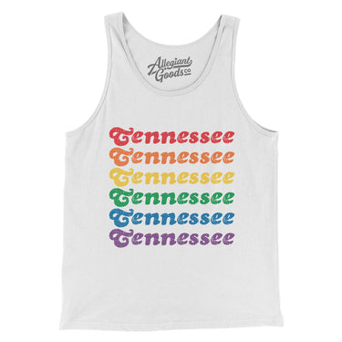Tennessee Pride Men/Unisex Tank Top-Allegiant Goods Co. Vintage Sports Apparel