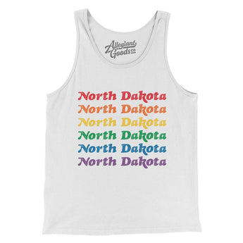 North Dakota Pride Men/Unisex Tank Top-Allegiant Goods Co. Vintage Sports Apparel
