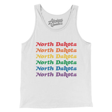 North Dakota Pride Men/Unisex Tank Top-Allegiant Goods Co. Vintage Sports Apparel