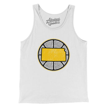 Kansas Basketball Men/Unisex Tank Top-Allegiant Goods Co. Vintage Sports Apparel