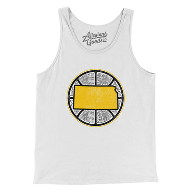 Kansas Basketball Men/Unisex Tank Top-Allegiant Goods Co. Vintage Sports Apparel